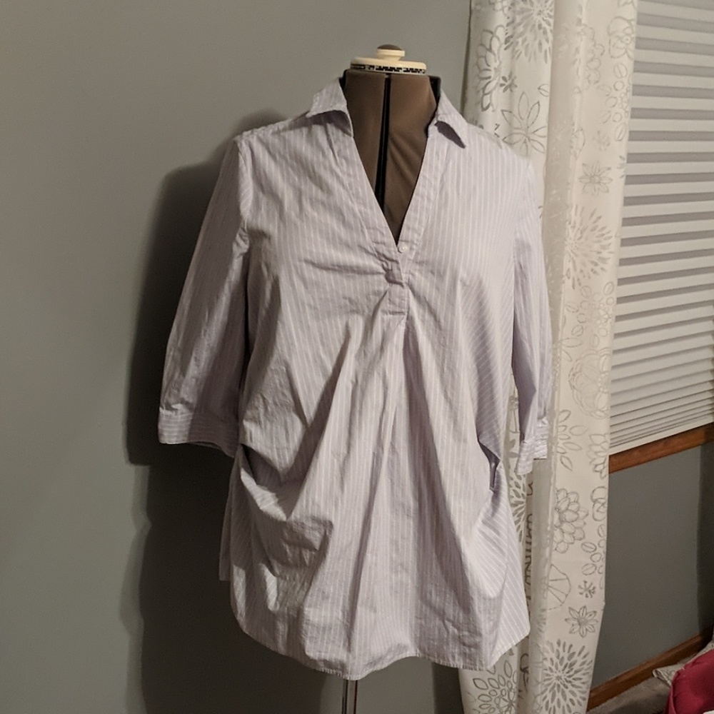 Striped blouse maternity